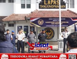 Ikrar Pemasyarakatan Bersih HALINAR dan Razia Gabungan Bersama APH, Lapas Tanjungpandan Pertegas Perangi Narkoba dan Penipuan