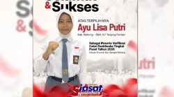 Perwakilan dari Bangka Belitung, Ayu Lisa Putri Siswi SMAN 1 Tanjungpandan Lolos Verifikasi Calon Paskibraka Tingkat Pusat Tahun 2026