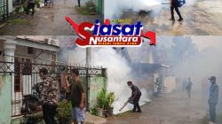 Warga RT.52 Alamanda Asri 2 Kota Jambi Lakukan Fogging Cegah DBD, Usai Satu Warga Positif