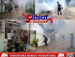 Warga RT.52 Alamanda Asri 2 Kota Jambi Lakukan Fogging Cegah DBD, Usai Satu Warga Positif