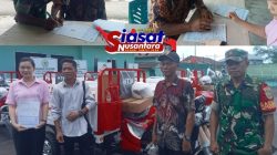 Kodim 0414/Belitung Serahkan Tiga Unit Motor Tosa Angkut Roda Tiga ke 3 Desa Koperasi Merah Putih