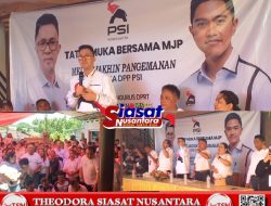 Ketua DPP PSI Melky Jakhin Pangemanan Tatap Muka dengan Pengurus Ranting se-Kecamatan Wori