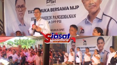 Ketua DPP PSI Melky Jakhin Pangemanan Tatap Muka dengan Pengurus Ranting se-Kecamatan Wori