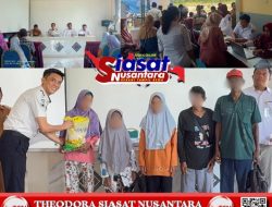 Lapas Tanjungpandan Gelar Pemeriksaan Kesehatan Gratis, Bansos dan Pasar Murah dalam Program Desa Binaan Pemasyarakatan di Desa Cerucuk