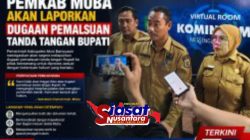 Pemkab Muba Tempuh Jalur Hukum, Dugaan Pemalsuan Tanda Tangan Bupati pada Surat Edaran Migas Diungkap