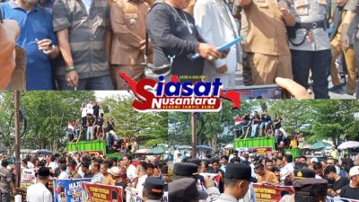 Ribuan Warga Masyarakat Persatuan Penyulingan Minyak Muba Gelar Aksi Damai, Tuntut Kepastian Hukum