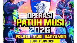 Mulai 8-21 Juni 2026 Polres Muba Gelar Razia Patuh Musi, Masyarakat Diharapkan Tertib Berlalu Lintas Lengkapi Surat Kendaraan